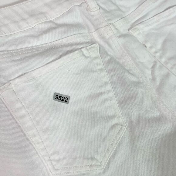 Level 99 Jean Shorts Womens 28 Chelsea White Cut Off Denim Distressed Mid Rise - Picture 10 of 10